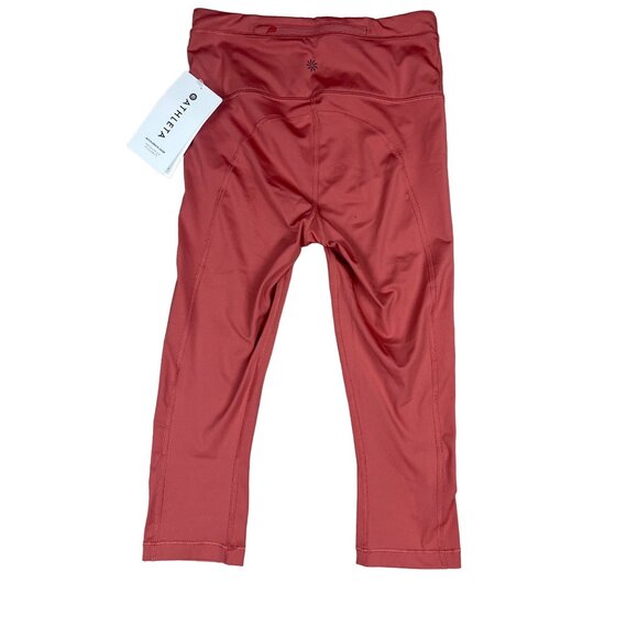 Athleta Accelerated Crop Pant Muted Red Size XS - Picture 3 of 7